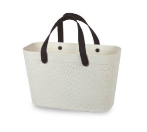 סל שוק מעוצב – קלוע אלגנטי עם ידיות נשיאה חזקות